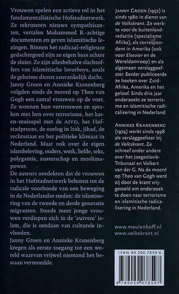 Strijdsters van Allah - back cover