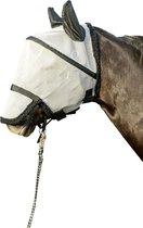 Fly mask with nostril protection and velcro