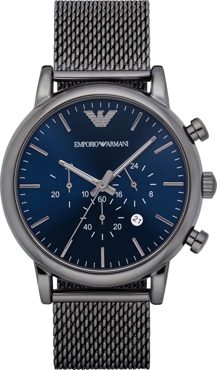 Emporio Armani AR1979 Herenhorloge 46 mm - Grijs