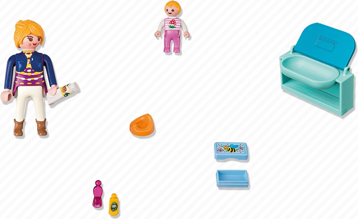 Playmobil Mama met luiertafel - 5368 | bol.com