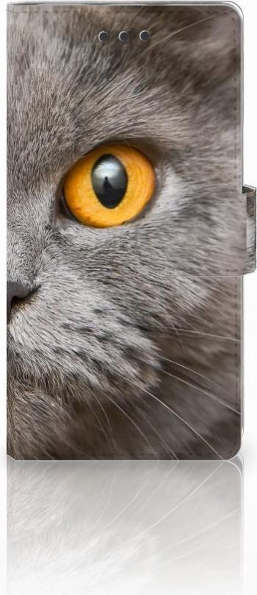 Telefoonhoesje met Pasjes Huawei Ascend P8 Lite Britse Korthaar
