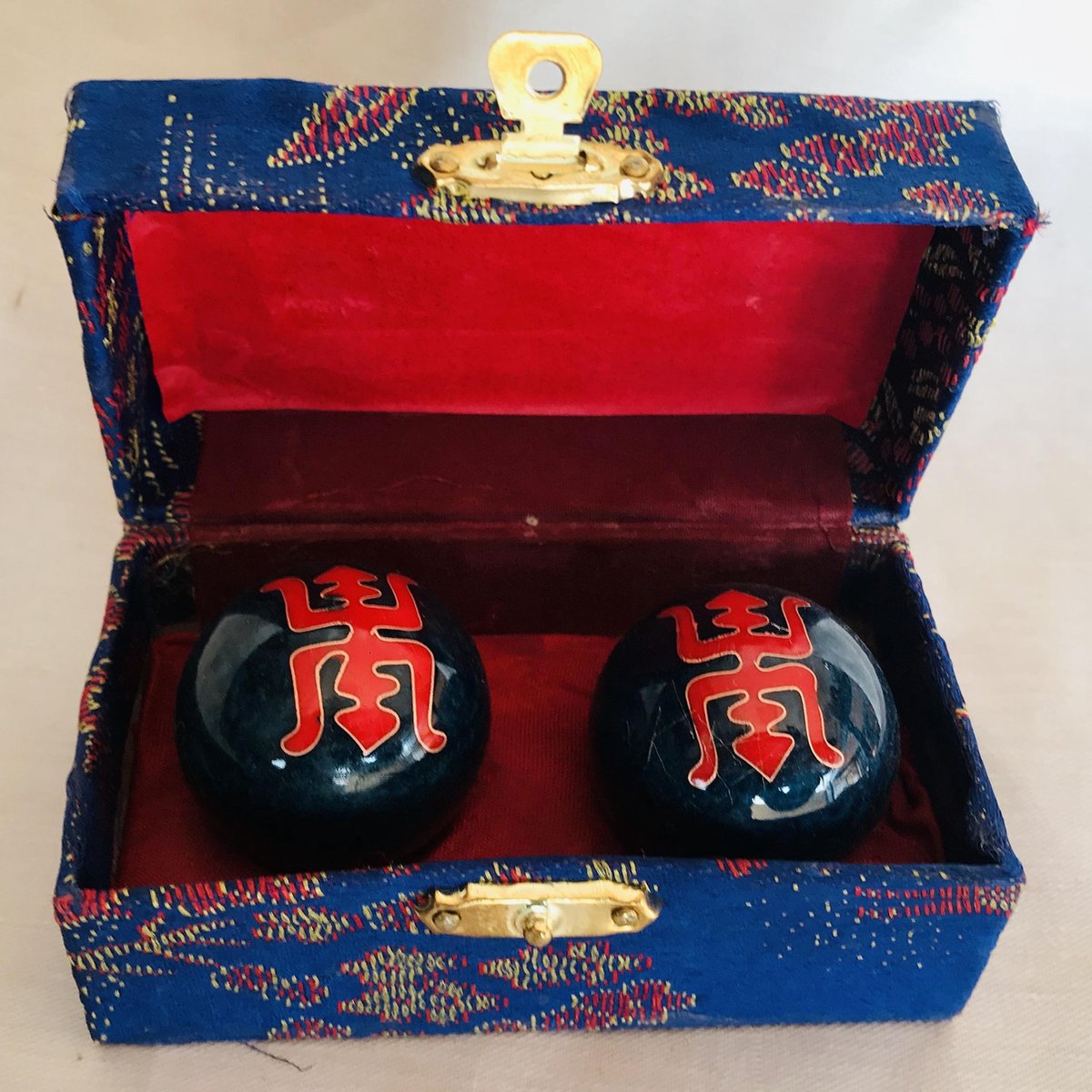 Goedkoopste Meridiaankogels met lang leven motief 3.5cm cloisonne (een techniek van emailleren
