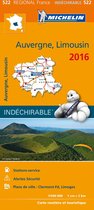 Auvergne Limousin 17522 Carte Michelin kaart 2016