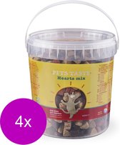 Pets Taste Hearts Mix Kip&Rund&Lam - Hondensnacks - 4 x 450 g