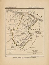 Historische kaart, plattegrond van gemeente Lienden ( Ingen en Ommeren) in Gelderland uit 1867 door Kuyper van Kaartcadeau.com