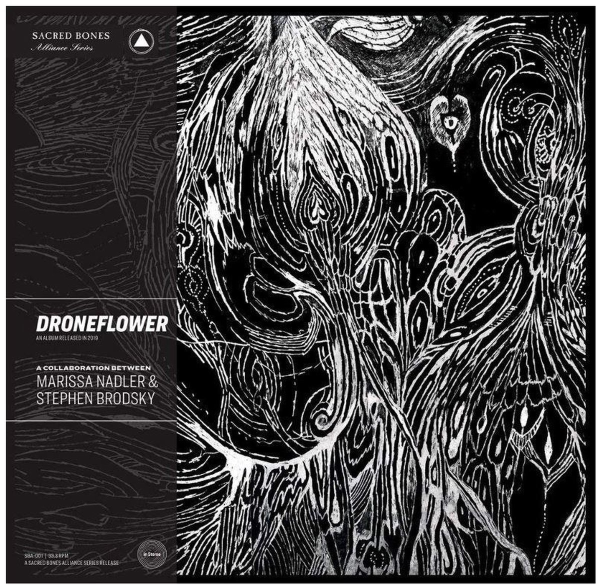 Droneflower (Clear Black Marble)