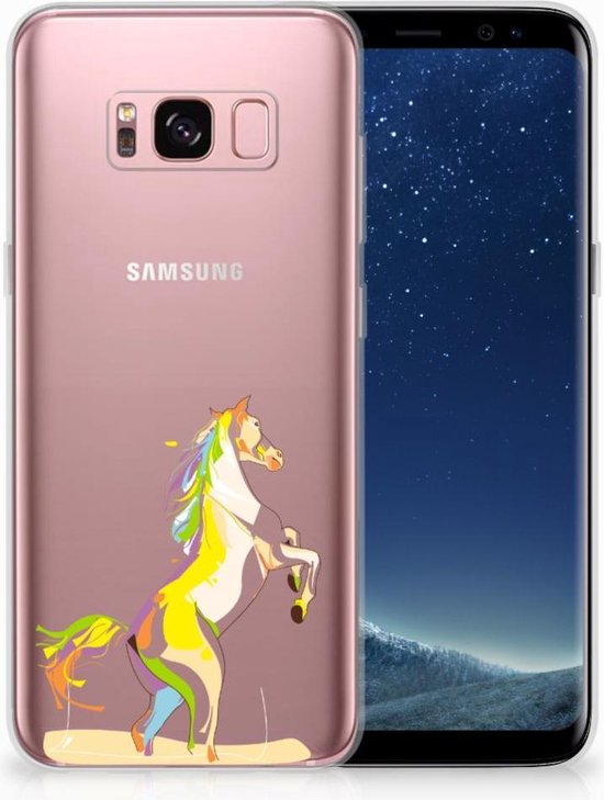 Geschikt voor Samsung Galaxy S8 Bumper Case Horse Color