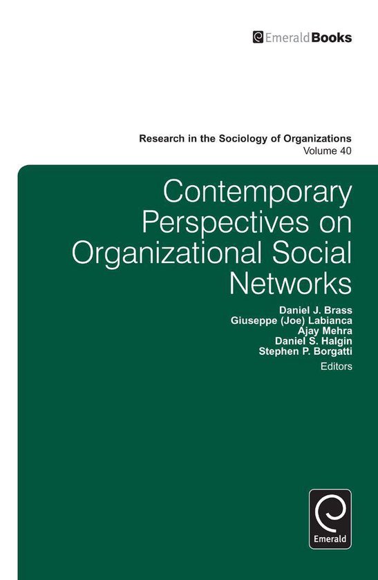 Research in the Sociology of Organizations 40 - Contemporary ... - cover