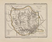 Historische kaart, plattegrond van gemeente Oud- en Nieuw Gastel in Noord Brabant uit 1867 door Kuyper van Kaartcadeau.com