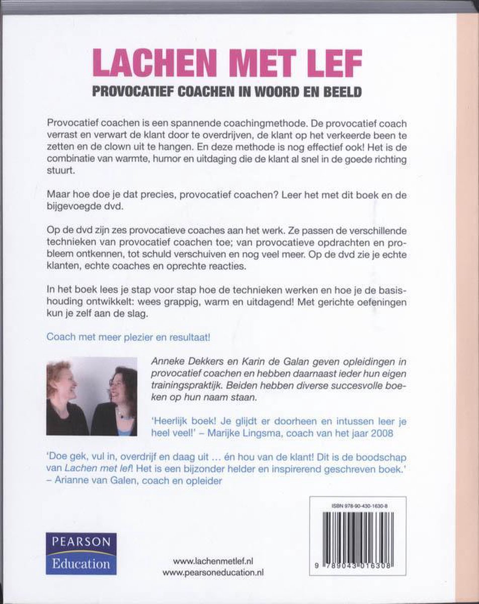 Lachen Met Lef - back cover