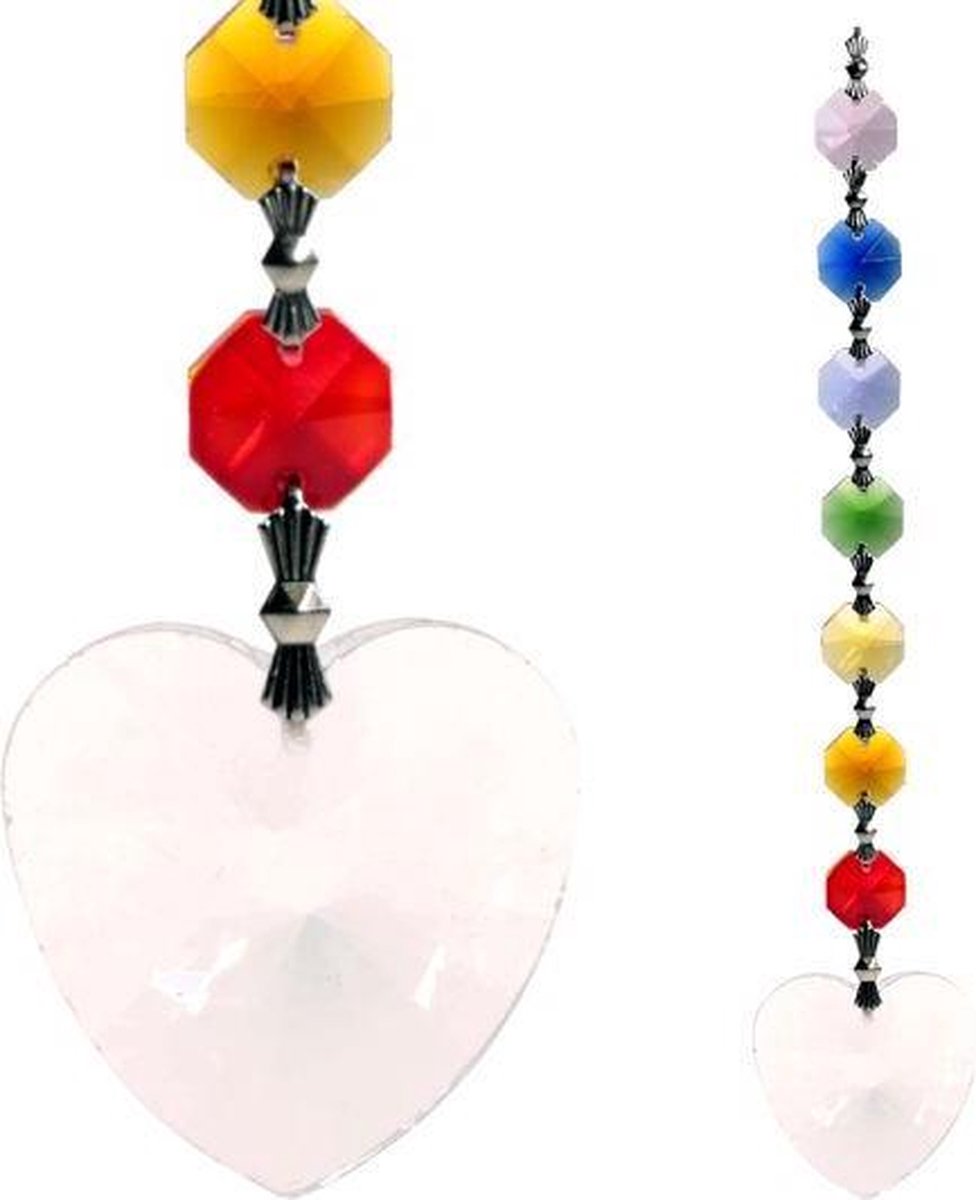 Phoenix Import Mani Bhadra Hart - Metta - Feng-Shui - chakrakristallen - raamdecoratie Multi colour