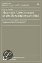 Materielle Anforderungen an den Bezugsrechtsausschluß