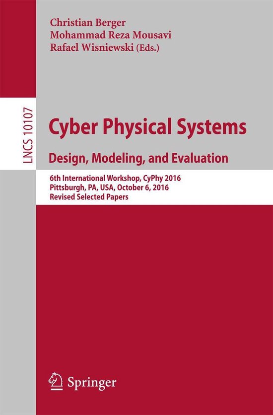 Springer Nature Proceedings Computer Science - Cyber Physica ... - cover