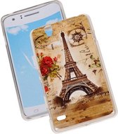 Eiffeltoren TPU Cover Case voor Sony Xperia C4 Cover
