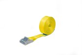 Bagagegordel 25 mm 5M Wit - Verzinkte Klemgesp