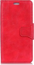 Shop4 - Motorola Moto G7 Play Hoesje - Wallet Case Cabello Rood