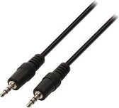 "Audio Kabel 3.5mm Jack Aux Kabel Stereo 1,0 meter zwart."