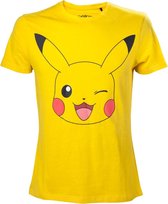 POKEMON - T-Shirt Pikachu Winking - Yellow (L)