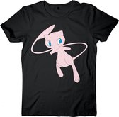 Pokemon - Mew Print - Zwart T-Shirt - L