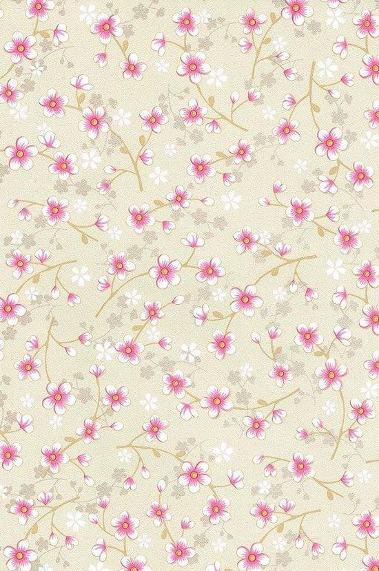 Eijffinger PIP studio behang Cherry Blossom khaki 