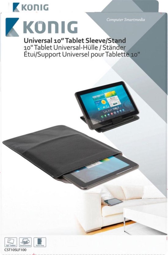 Universal 10” tablet sleeve/stand