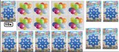 10x Ballonnen disk hulp t.b.v. ballondecoraties met 100 ballonnen