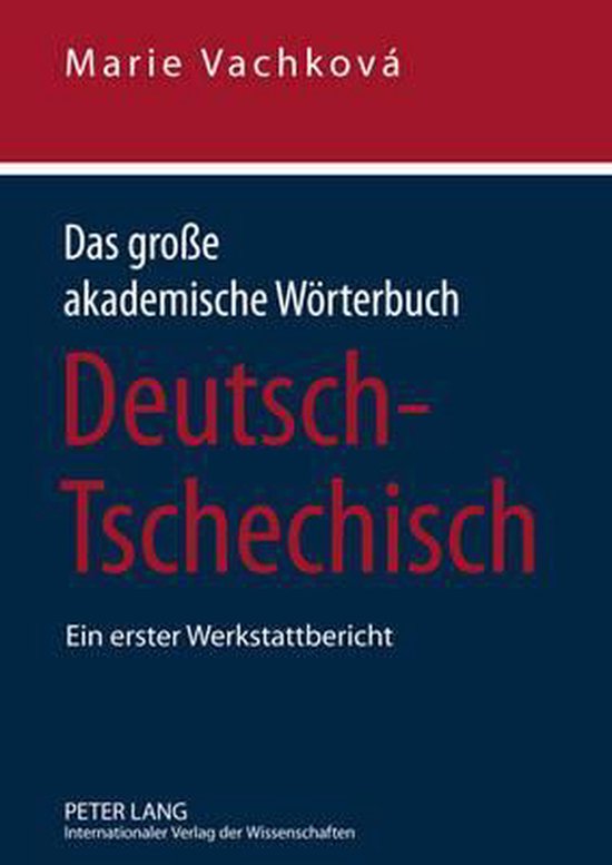 Das große akademische Wörterbuch Deutsch-Tschechisch - cover
