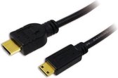 Câble HDMI LogiLink CH0021 1 m HDMI Type A (Standard) HDMI Type C (Mini) Noir