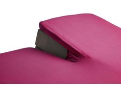 Beddinghouse Jersey Bamboo - Split-topper Hoeslaken - Tweepersoons - 140x200/220 cm - Roze