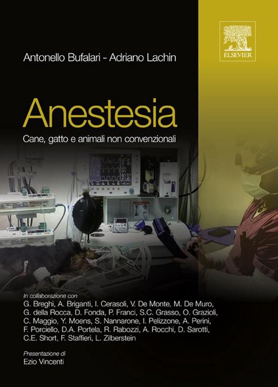 Anestesia: Cane, gatto e animali non convenzionali - cover