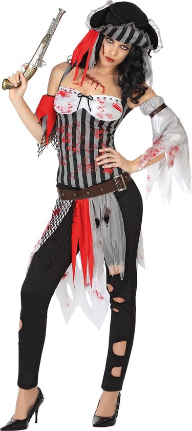 Bloederig piraten Halloween kostuum voor dames - Verkleedkleding - M/L |  bol.com