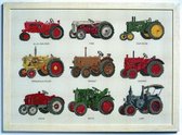 Borduurpakket oude tractors van Permin