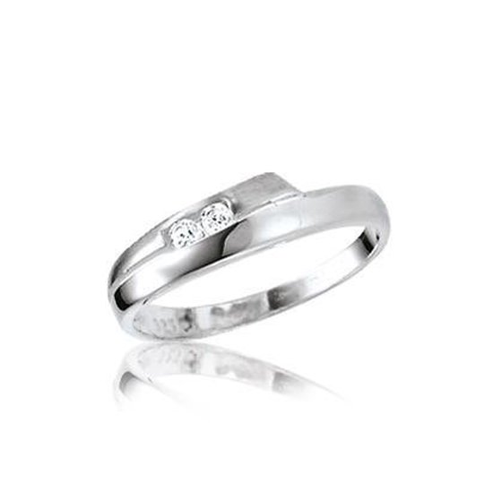 Classics&More - Zilveren Ring Met zirkonia