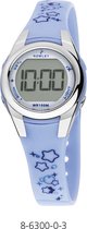 Nowley 8-6300-0-3 digitaal horloge 28 mm 100 meter blauw/ wit