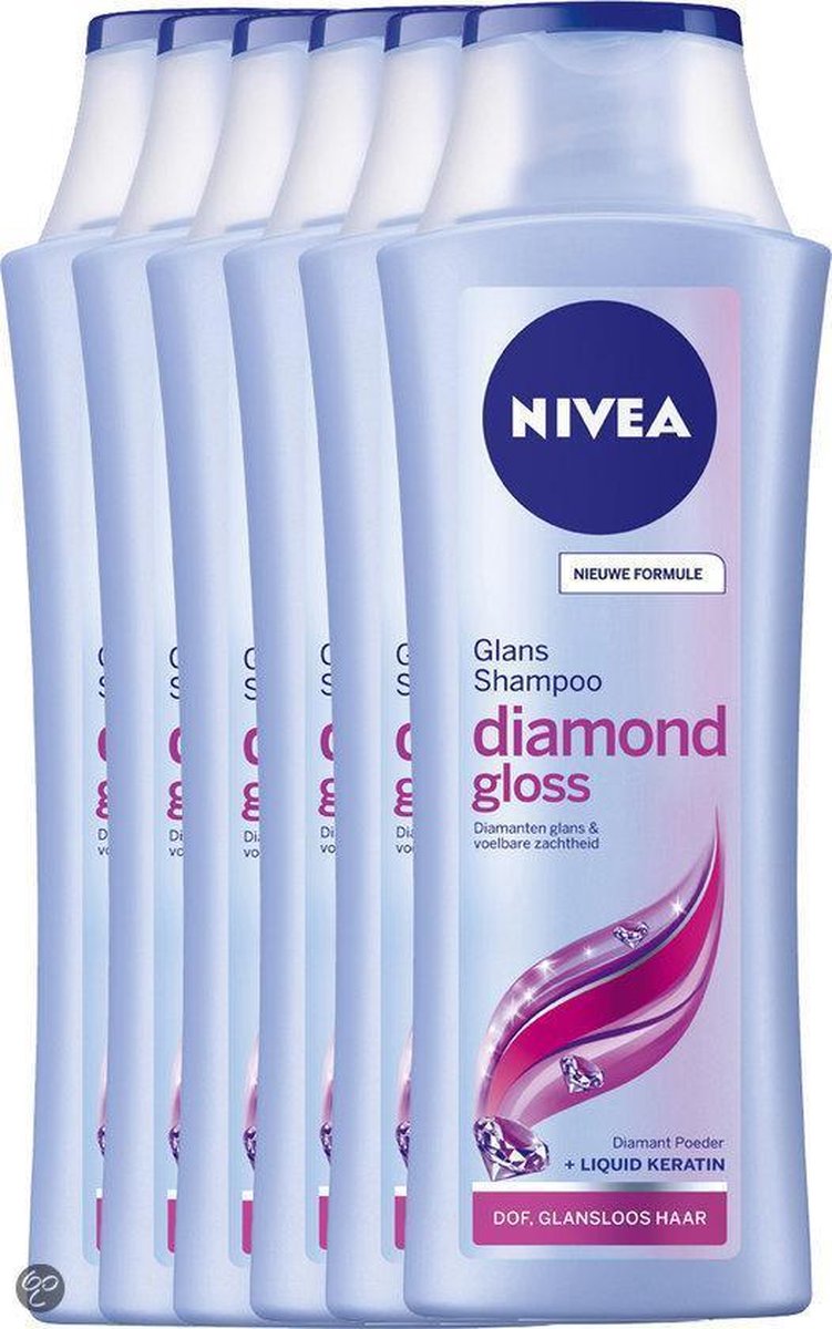 Nivea Shampoo - Diamond Gloss - (6 x 250ml)