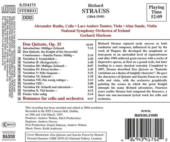 Strauss: Don Quixote.Romance
