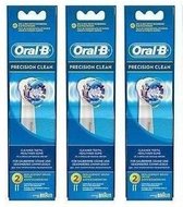 Oral-B Precision Clean - 3 x 2 stuks - Opzetborstels - Voordeelverpakking