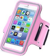 Sports armband case Licht Roze Light Pink voor Apple iPhone 7