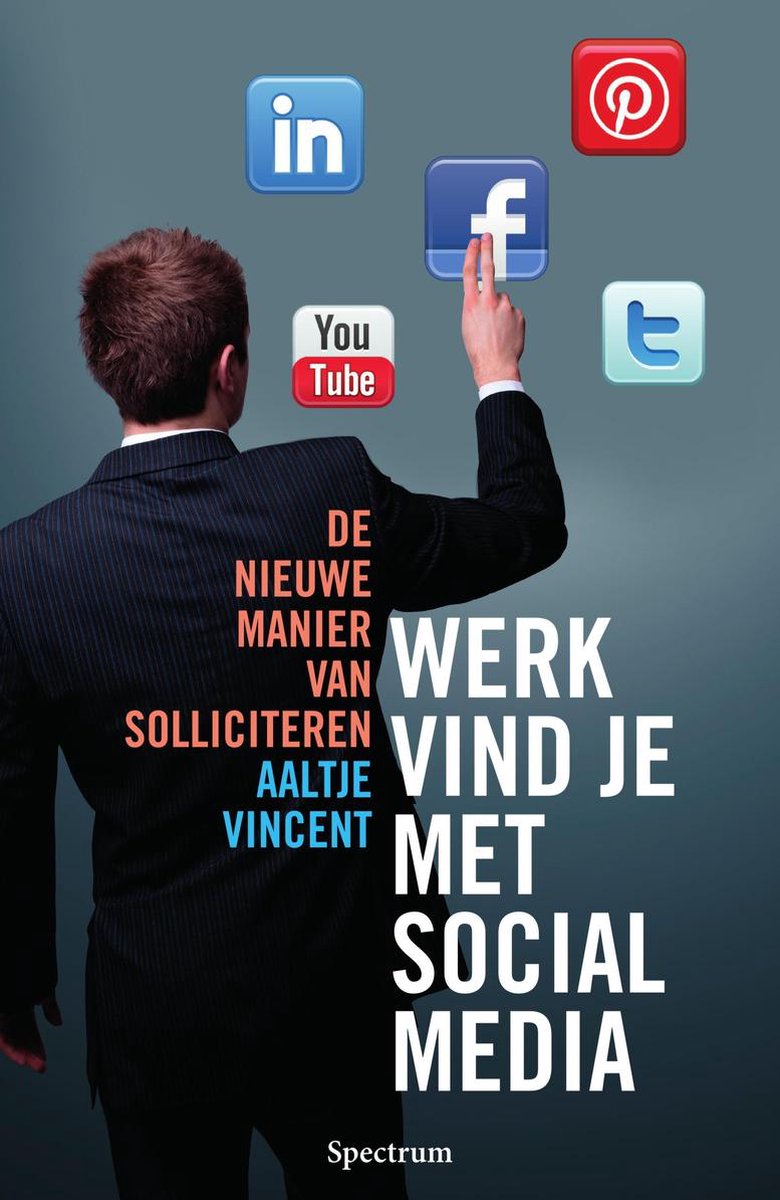 Omslag van Werk vind je met social media
