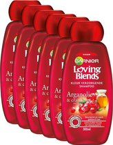 Garnier Loving Blends Argan & Cranberry - Voordeelverpakking 6 x 300 ml - Shampoo