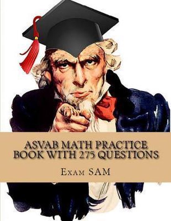 ASVAB Math Practice Book with 275 Questions - cover