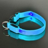 Halsband voor Honden met Led Verlichting – 39x3x1cm – Blauw | Halsband met Lichtgevende LED Strip | Lichtgevende hondenhalsband | Huisdieren