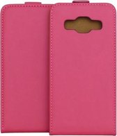 Samsung Galaxy S4 i9500 Lederlook Flip Case hoesje Roze