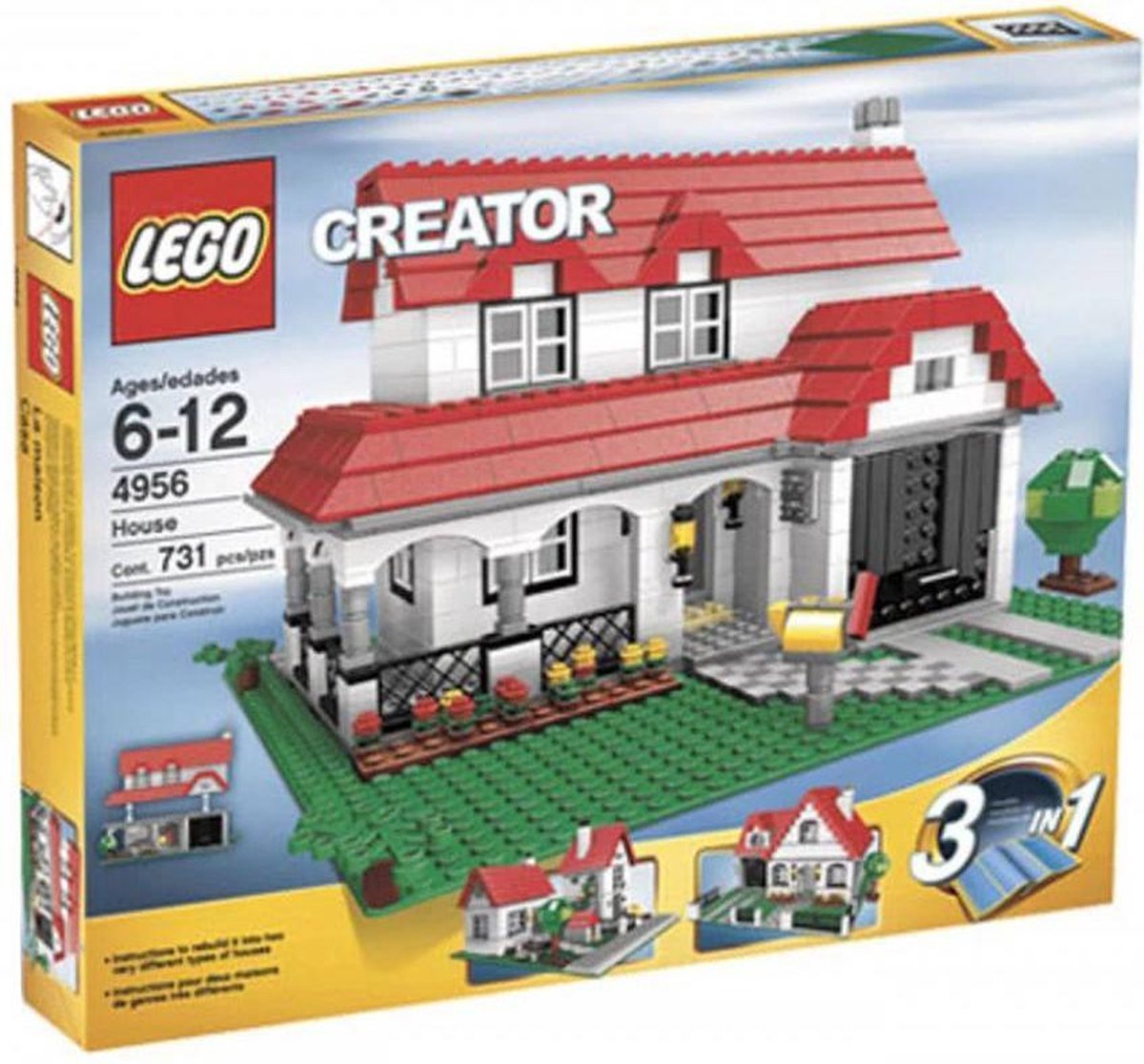 Rechtdoor kant koppeling LEGO Creator Huis - 4956 | bol.com