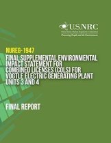 Final Supplemental Environmental Impact Statement for Combined Licenses (Cols) for Vogtle Electric Generating Plant Units 3 and 4
