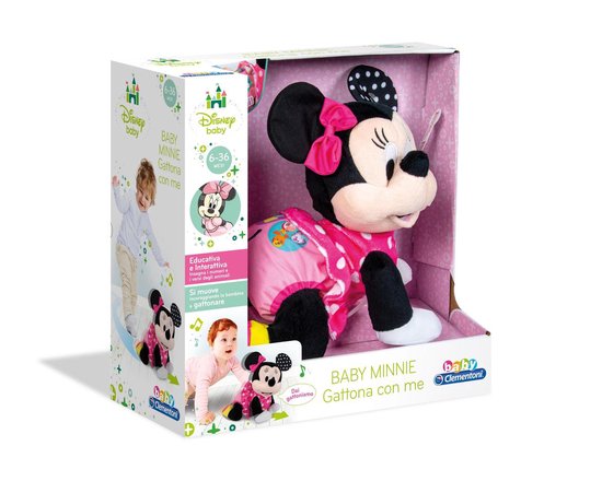 Baby Clementoni - Kruipende Minnie interactief activiteitencentrum -  Knuffeldier | bol.com