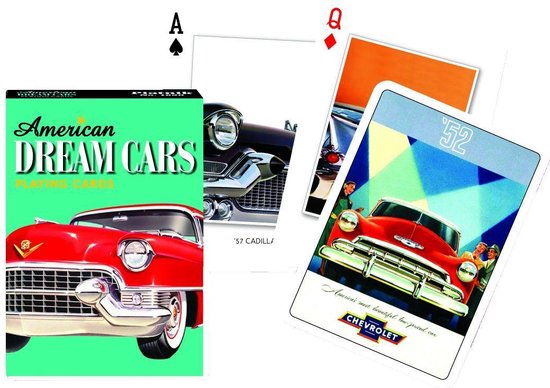 Afbeelding van het spel American Dream Cars Speelkaarten - Single Deck