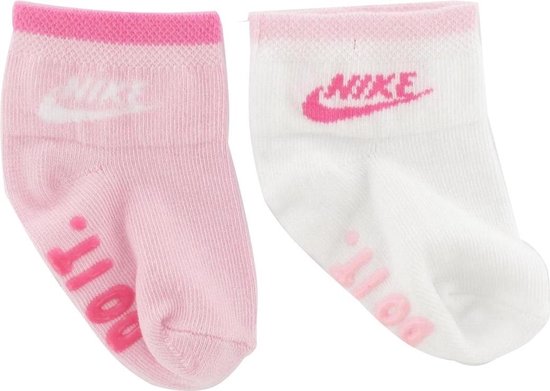 Nike Nike Kids 2Pack Socks Antislip - Sportsokken - Kinderen - Maat 16 - 18  - Roze;Wit | bol.com