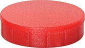 26x Maul magneet MAULsolid, diameter 24x8mm, rood, doos met 10 stuks