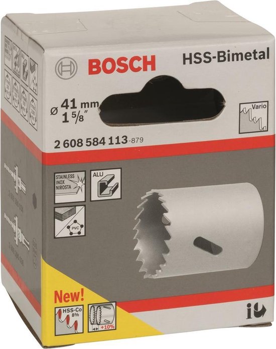 Bosch - Gatzaag HSS-bimetaal 41 mm, 1 5 